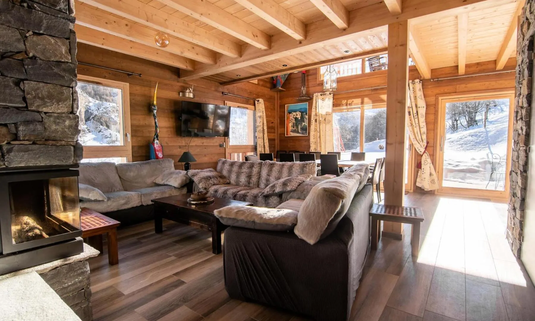 Chalet Koperek - Chalet 5 Pieces 4 12 Personnes Expose Sud Mae-2514 Valloire