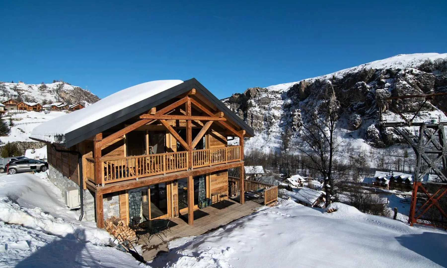 Chalet Koperek - Chalet 5 Pieces 4 12 Personnes Expose Sud Mae-2514 Valloire 0*,  France